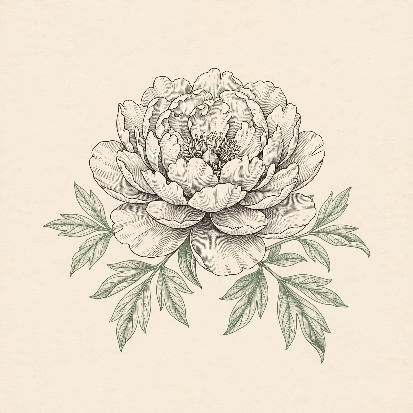 Bloom Again peony logo